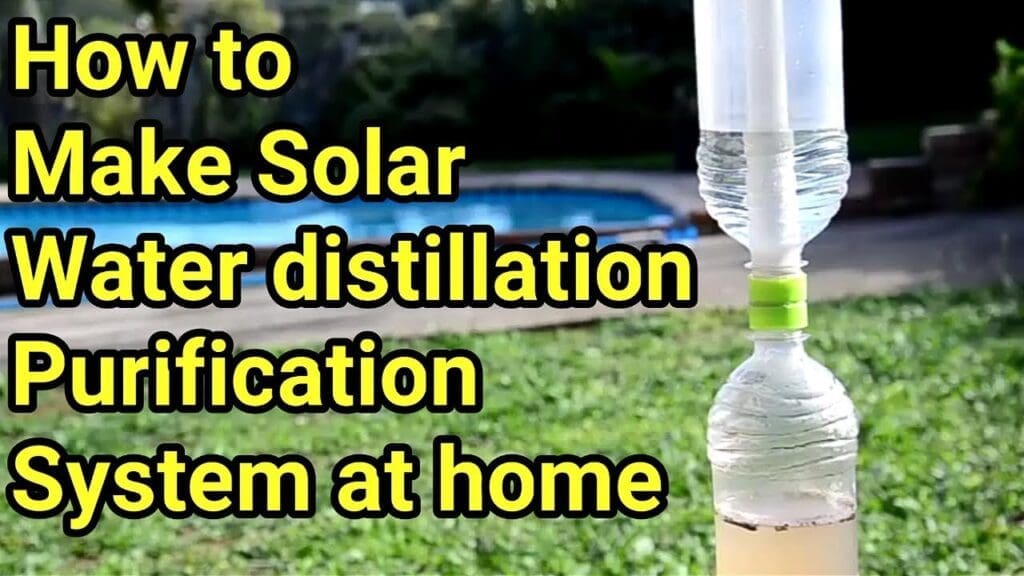 How To Create A DIY Solar Still For Purifying Water